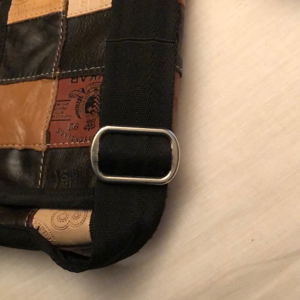 Leather Patchwork Handbag - image 4